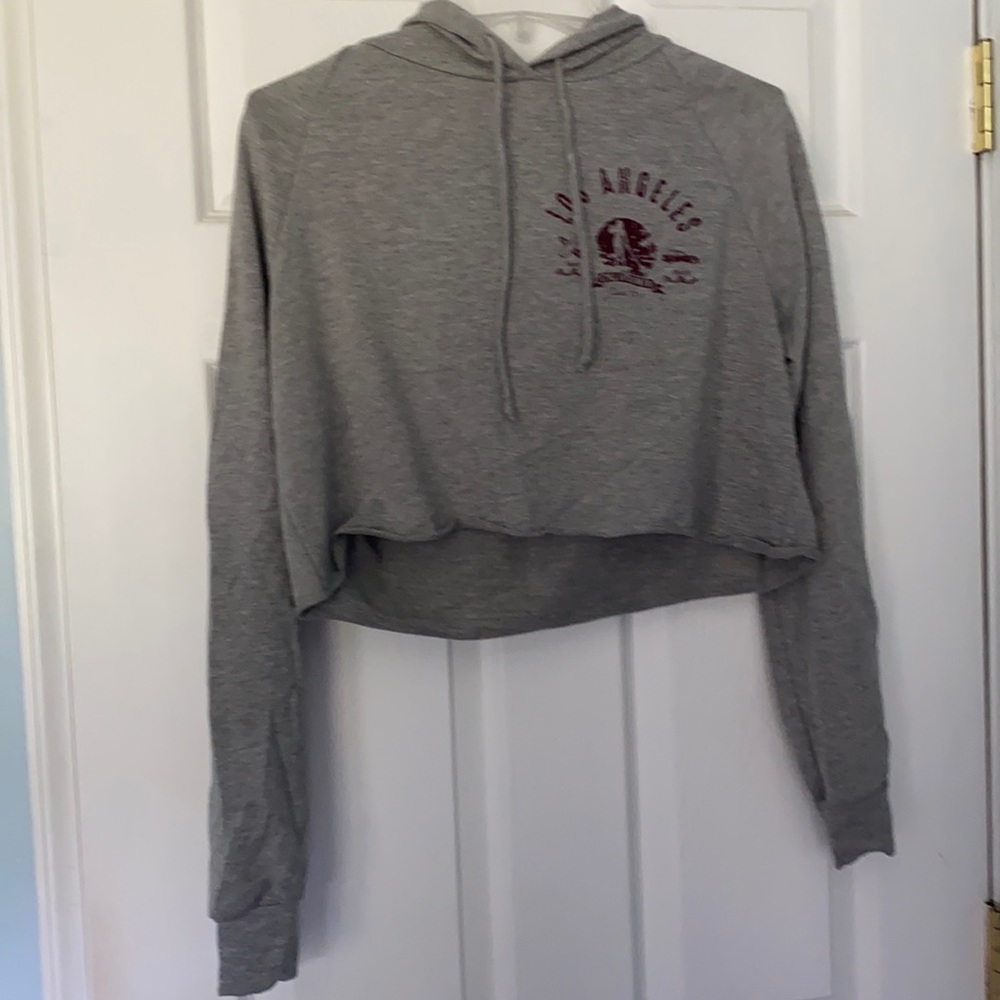 Crop top hoodie. Size medium.